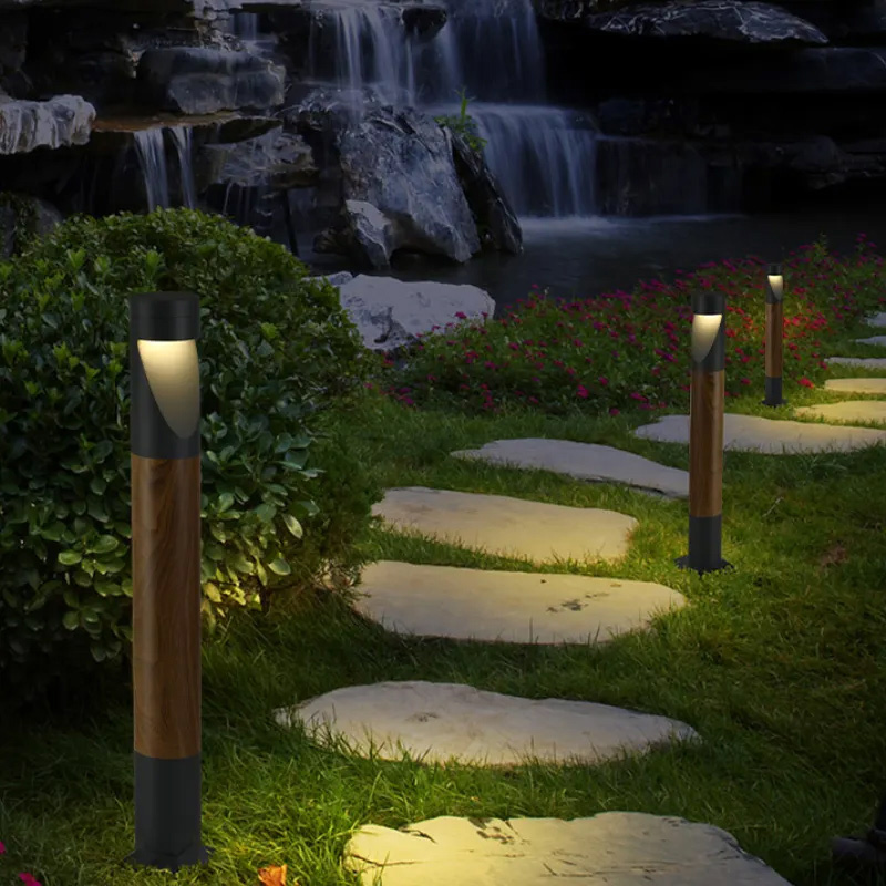 200 Lumens Lânskip Paad Oprit Walkway Bollard Lights (3)