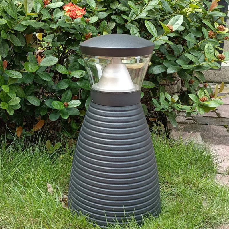 Lila-lila LED Solar Walkway Backyard Lampu pikeun Taman padang rumput hejo Patio (4)