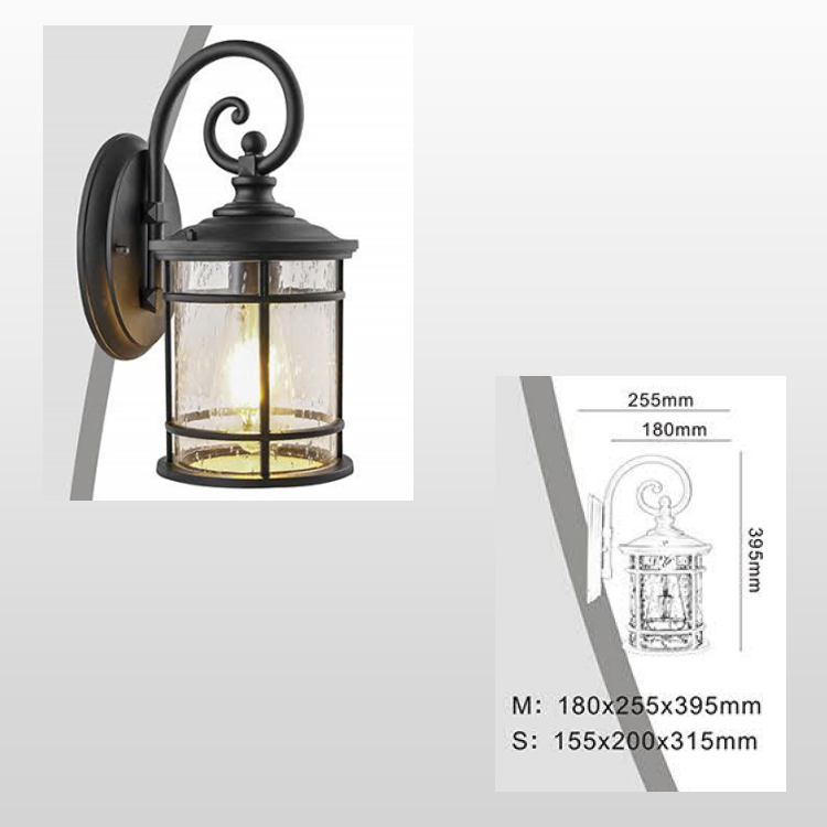 Weathering resistance: This outdoor lighting column features a triple lantern head with a birdcage design, and this outdoor street light is made of cast aluminum, which has rust and corrosion prevention functions and can withstand any weather conditions.

Wired rather than solar: This type of wired lamp post is designed specifically for outdoor lighting throughout the year, providing more abundant and stable light than solar lamp posts, without worrying about cloudy or rainy days.

Easy to install: includes all installation accessories.

Widely used: This outdoor column light is very suitable for use as a safety light in backyards, gardens, terraces, porches, sidewalks, sidewalks, streets, landscapes, lawns, and driveways.