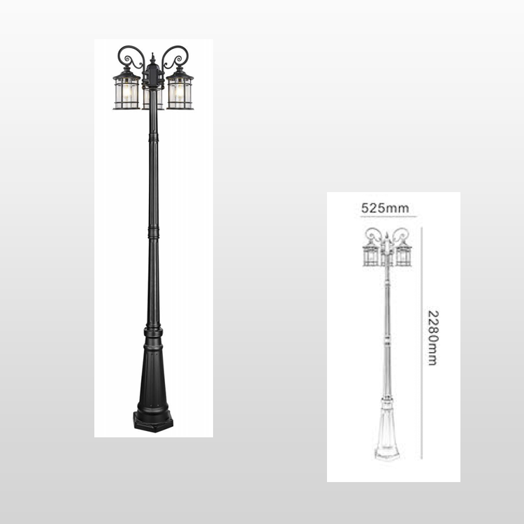 Easy to install: includes all installation accessories.

Widely used: This outdoor column light is very suitable for use as a safety light in backyards, gardens, terraces, porches, sidewalks, sidewalks, streets, landscapes, lawns, and driveways.