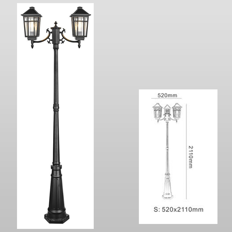 Modern minimalist street lights，City lamppost,Modern Outdoor Light Fixtures,Park Light