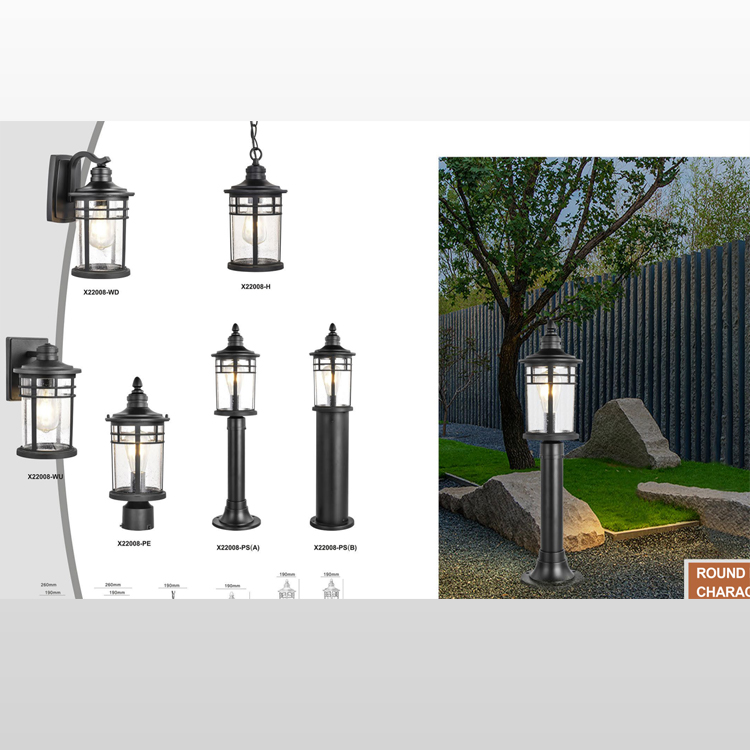 [Classic Outdoor Pillar Light for House Decoration] - This lamp features a classic matte black color, making it the perfect choice for providing cute light, illuminating your yard, yard, garden, driveway, sidewalk, porch, passageway, entrance, and other outdoor spaces.
